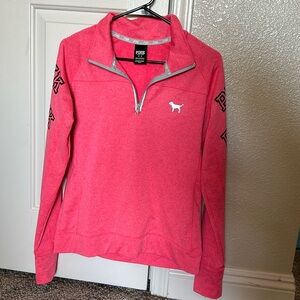Pink light athletic sweater
